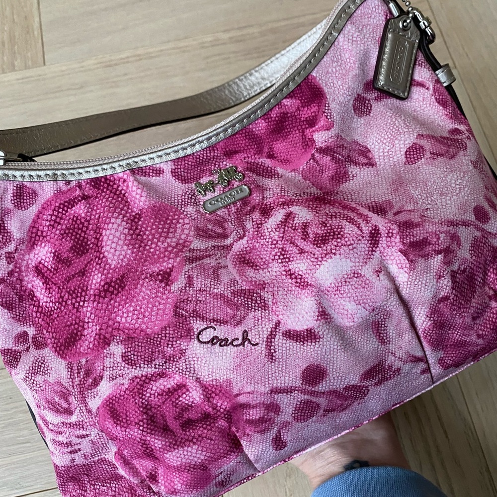 Limited edition Maggie Madison Coach Pink Floral Bag